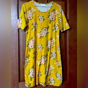 Small Yellow Floral Dress